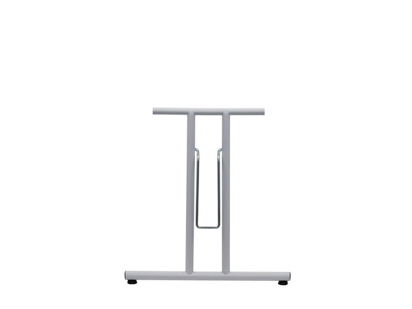 Folding Table Frame 690 x 590mm Straight Foot White