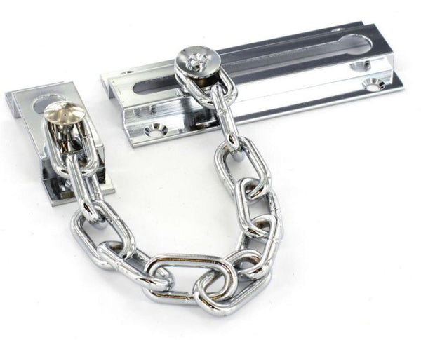 Door Chain - Brass - Length 80mm - Chrome Plated | Eurofit Direct