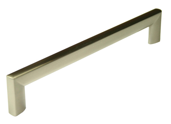 D Handle Length 174mm (Hole Centres 160mm) Brushed Nickel | Eurofit Direct