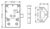 Armstrong Digital Concealed Cupboard / Drawer Lock