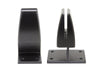 Back to Back Glass Panel Clamp For Desk 94mm - Black