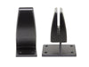 Back to Back Glass Panel Clamp For Desk 94mm Black For Thickness 4 - 8mm