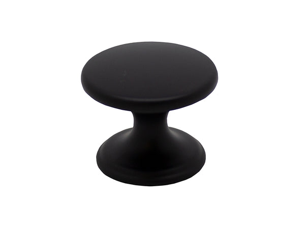 Round Knob Diameter 33mm Matt Black