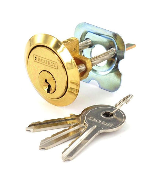 Securit Spare Universal Cylinder - Polished Brass