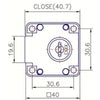 D18 Cupboard Lock R/H Barrel 18 x 20mm Key 001-100