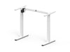 Height Adjustable Desk Frame 685-1165mm White Electric - Left Hand Motor